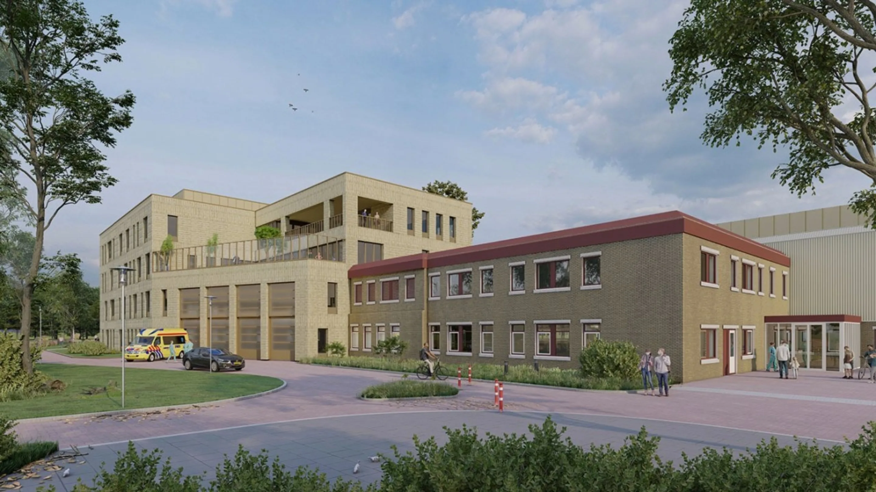 IAA Architecten zuidgevel St Jansdal gebouw zuid