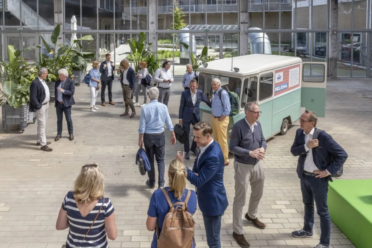 Muensterse delegatie op bezoek in Enschede IAA