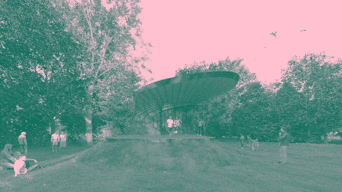 Bitmap Enschede Cultuur Paviljoen Van Heekpark kleur